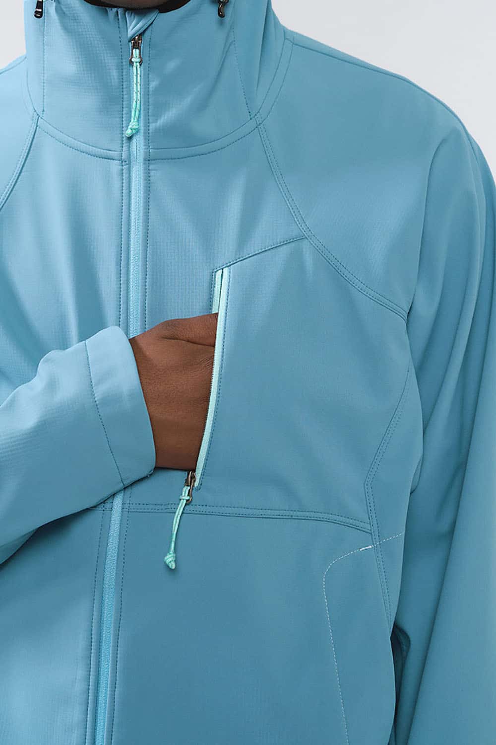 Lightweight Outdoor Softshell Jacket _ 3-Proof Fully Seam-Taped Hiking Shell