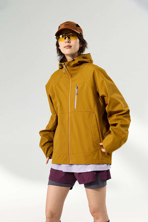 Fully Taped Windproof Softshell Jacket - Earth Brown