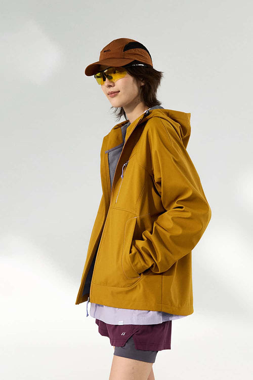 Fully Taped Windproof Softshell Jacket - Earth Brown