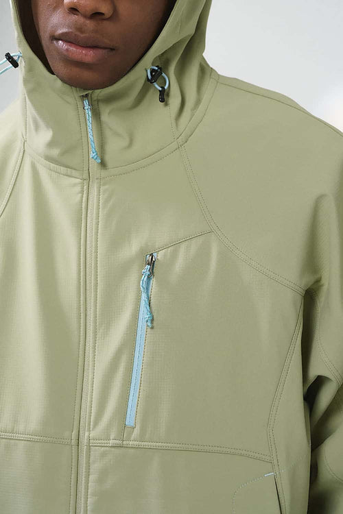 Fully Taped Windproof Softshell Jacket - Green