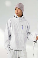 Fully Taped Windproof Softshell Jacket - Light Gray