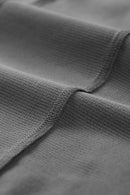 Contrast Zip Quick-Dry Long Sleeve Tee - Dark Gray