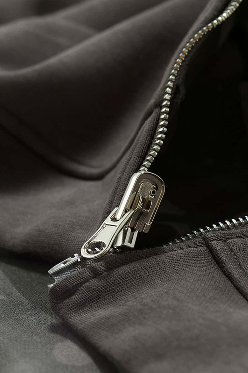 Reversible Camo Zip-Up Jacket - Dark Gray