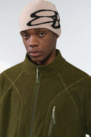 Thermal Zip-Up Fleece Pullover - Olive