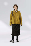 Thermal Zip-Up Fleece Pullover - Yellow