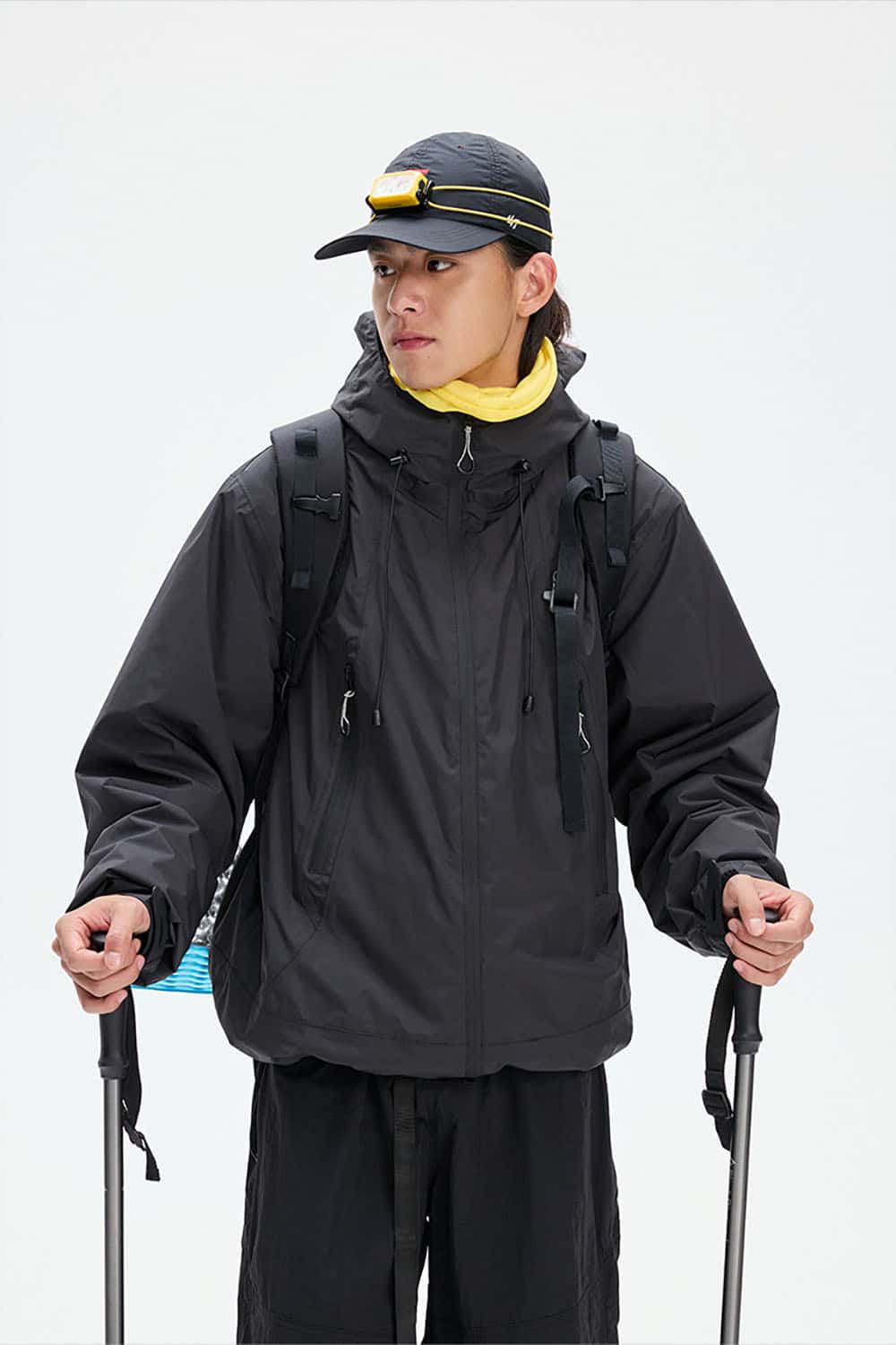 3-in-1 Fully-Taped Outdoor Jacket _ Detachable Down Liner Waterproof Windbreaker