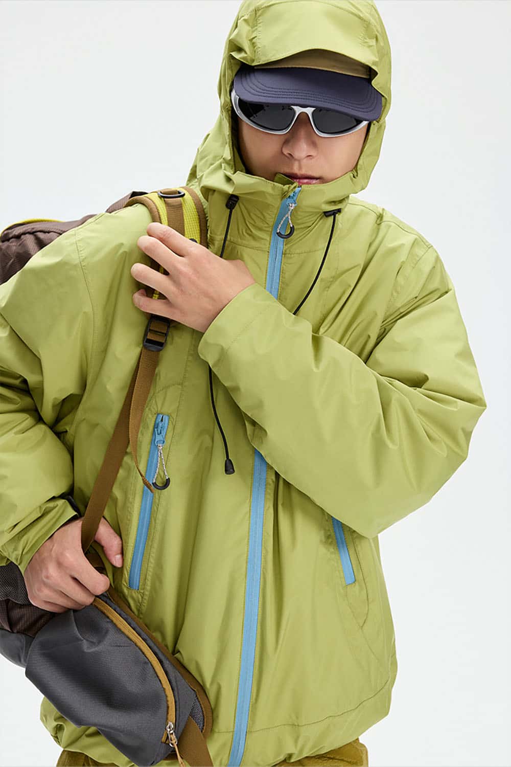 3-in-1 Fully-Taped Outdoor Jacket _ Detachable Down Liner Waterproof Windbreaker