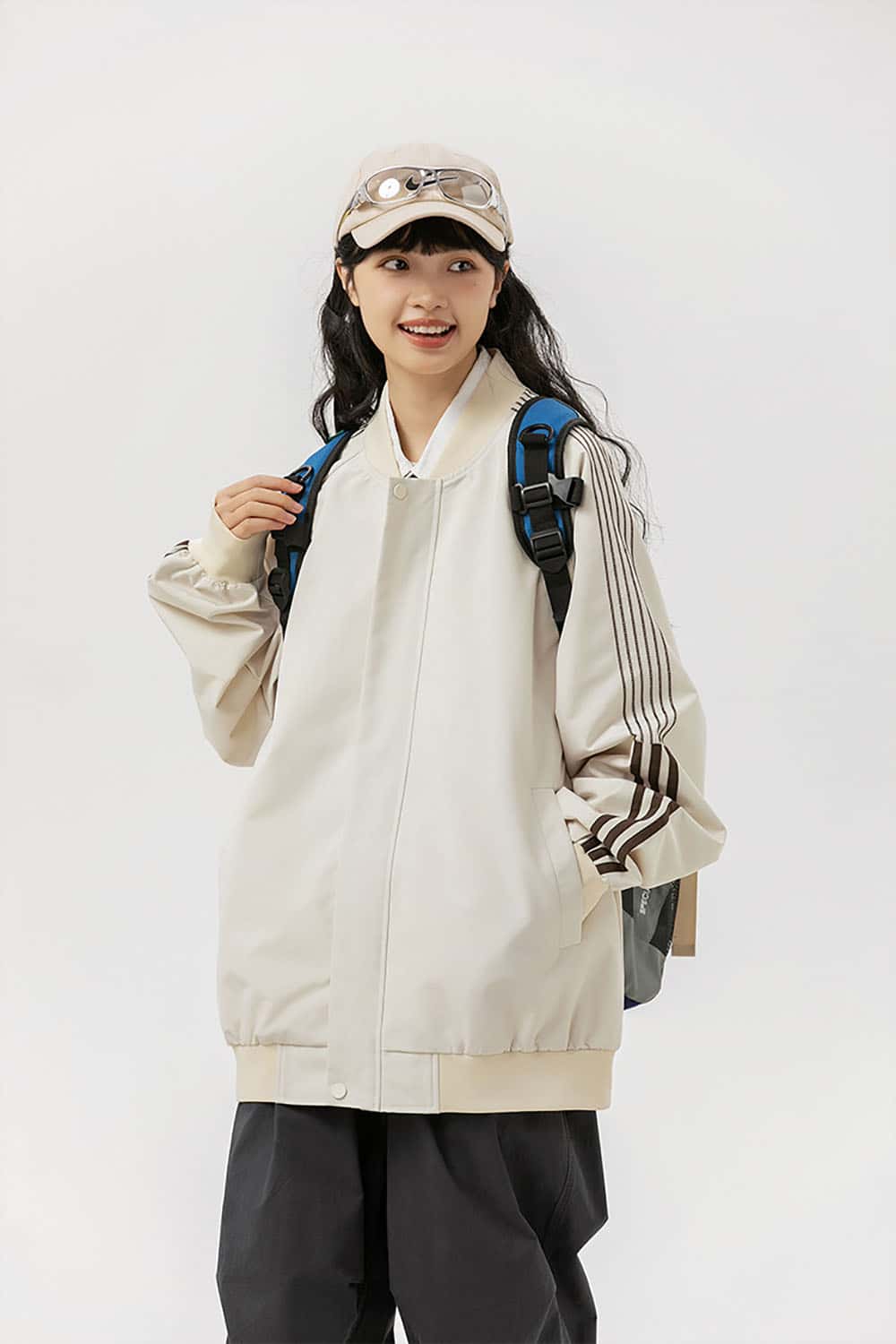 Flight Utility Bomber Jacket _ Functional Baseball Varsity Outerwear