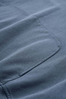 Vintage Washed Heavyweight Fleece Hoodie - Baby Blue