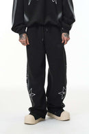 Air-Layer Graphic Sweatpants - Active Black