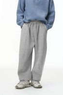 Premium Fleece Jogger Sweatpants - Flower Gray