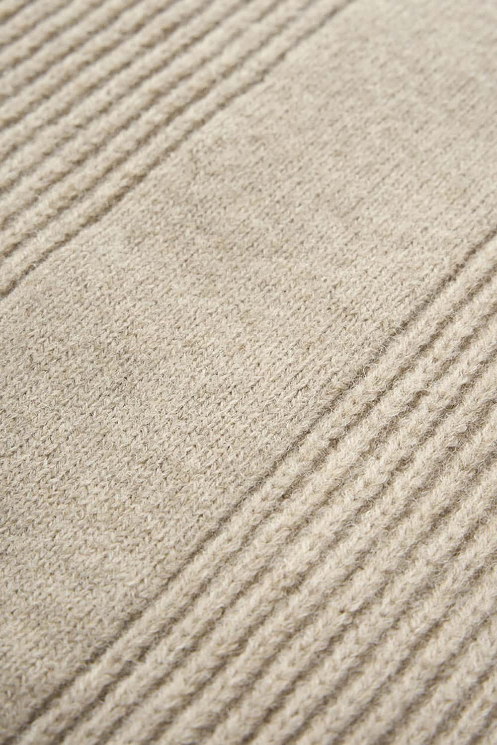 Vintage Relaxed Half-Zip Sweater _ High-Neck Ribbed Knit Pullover