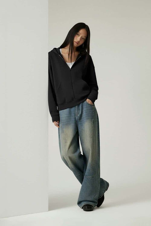 Lyocell Blend Breathable Active Hoodie - Active Black