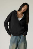 Lyocell Blend Breathable Active Hoodie - Active Black