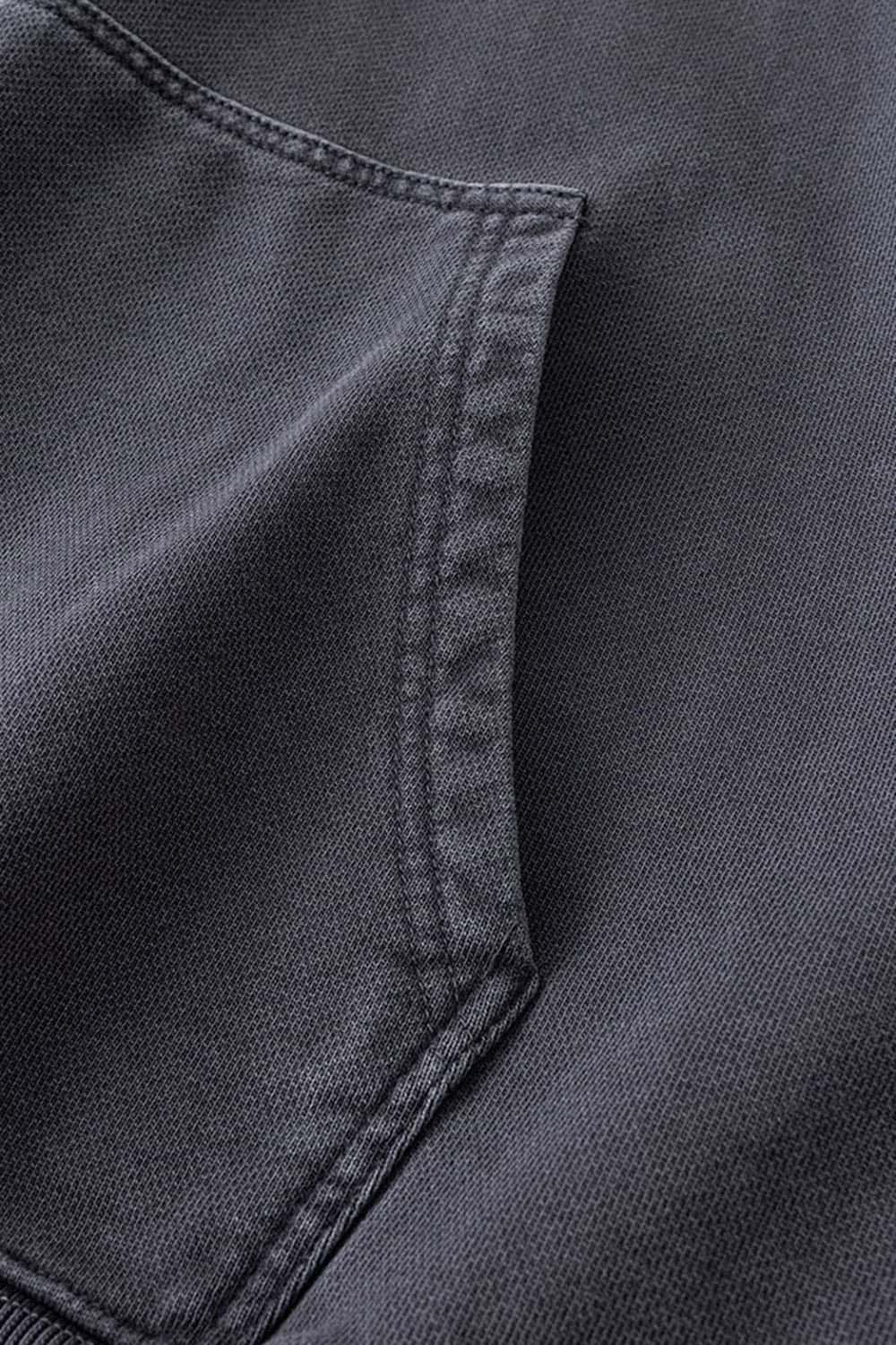 Vintage Heavyweight Washed Distressed Hoodie - Charcoal