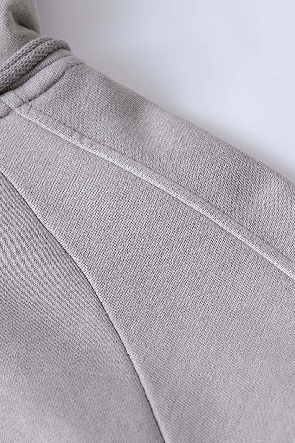 Washed Distressed Oversized Hoodie - Vintage Medium Gray
