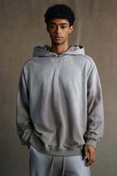 Washed Distressed Oversized Hoodie - Vintage Medium Gray
