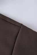 Heavyweight Fleece Zip-Up Hoodie - Brown