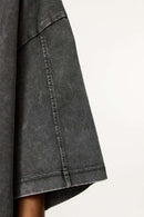 Double-Layer Panel Tee - Dark Gray