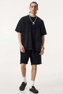 Double-Layer Panel Tee - Fried Snowflakes