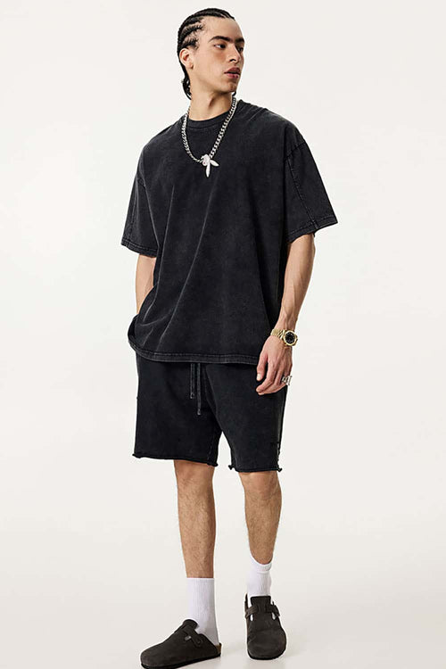 Double-Layer Panel Tee - Fried Snowflakes