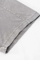 Double-Layer Panel Tee - Medium Gray