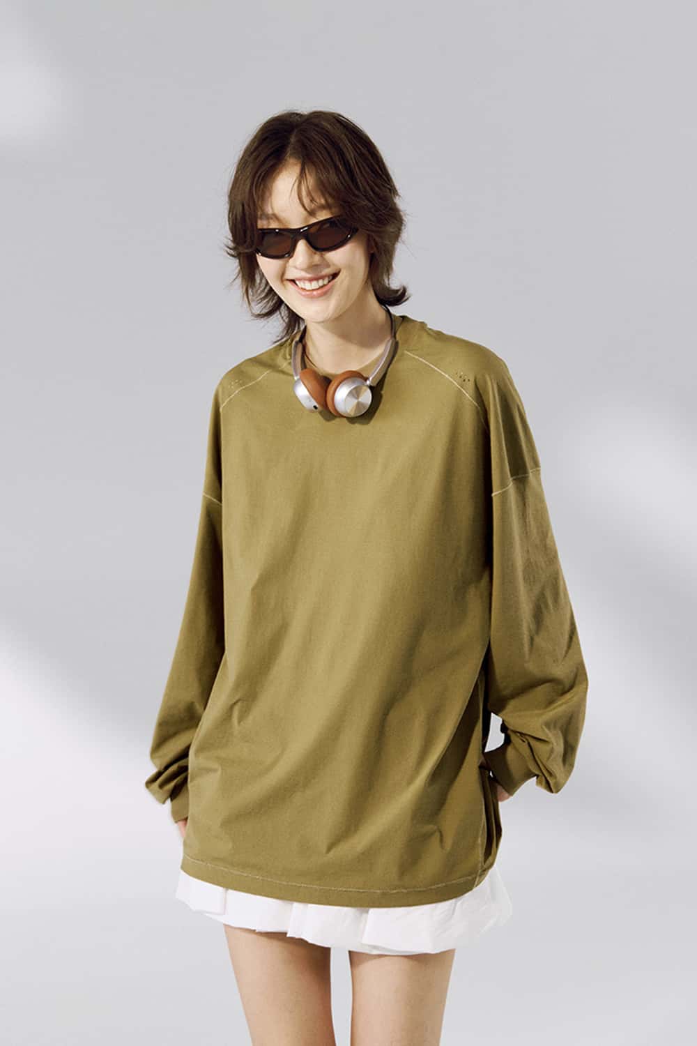 High-Stretch Performance Long Sleeve - Mud Green