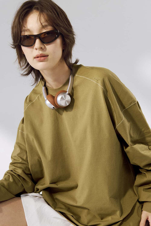 High-Stretch Performance Long Sleeve - Mud Green