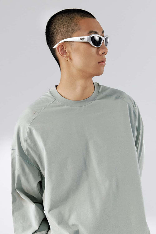 High-Stretch Performance Long Sleeve - Stone Gray