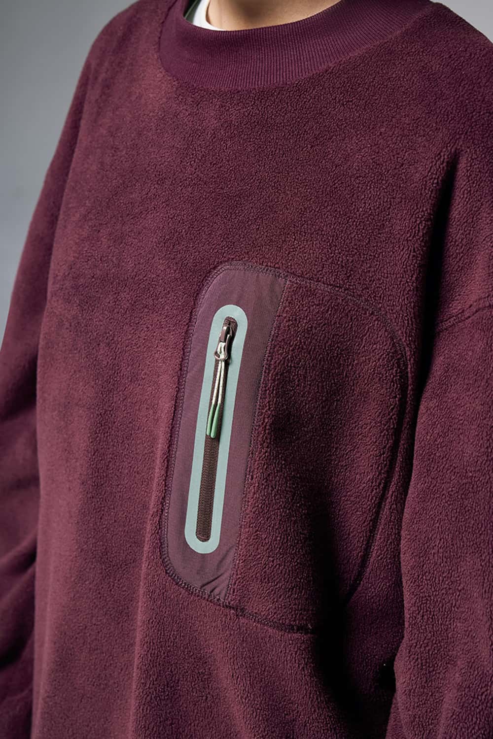 Premium Fleece Crewneck Sweatshirt - Red