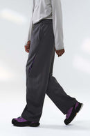 Performance Drawstring Curved Pants - Charcoal