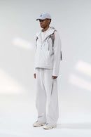 Performance Drawstring Curved Pants - Gray