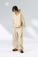 Performance Drawstring Curved Pants - Khaki
