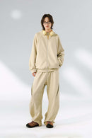 Performance Drawstring Curved Pants - Khaki