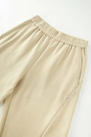 Performance Drawstring Curved Pants - Khaki