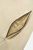Performance Drawstring Curved Pants - Khaki