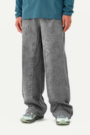 Weatherproof Ice-Washed Logger Pants - Gray