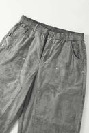 Weatherproof Ice-Washed Logger Pants - Gray