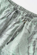 Vintage Ice-Washed Parachute Pants - Matcha