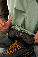 Windproof Fleece-Lined Active Pants - Green