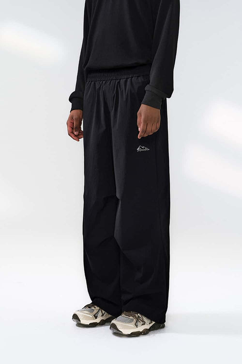 Outdoor Quick-Dry Parachute Pants - Black