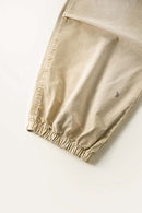 Distressed Vintage Parachute Pants - Khaki