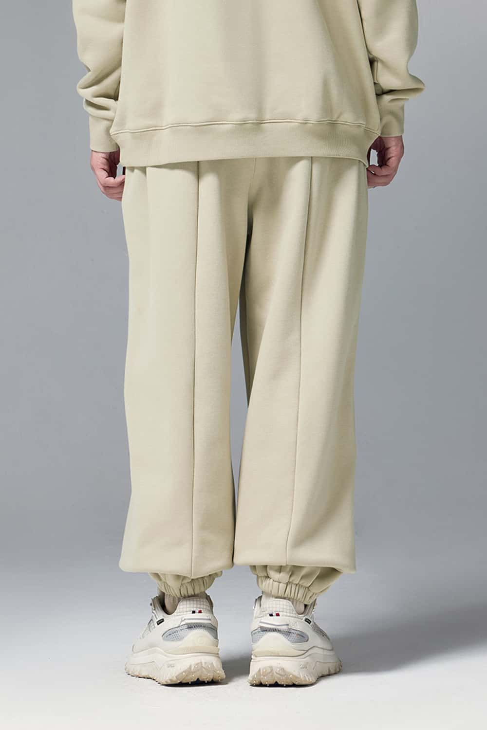 Premium Fleece Jogger Pants - Light Khaki