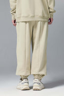Premium Fleece Jogger Pants - Light Khaki