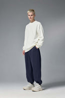 Premium Fleece Jogger Pants - Navy Blue