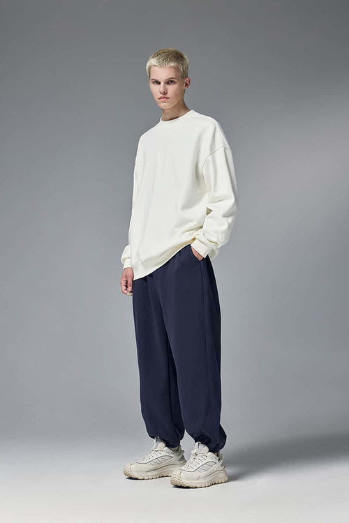 Premium Fleece Jogger Pants - Navy Blue