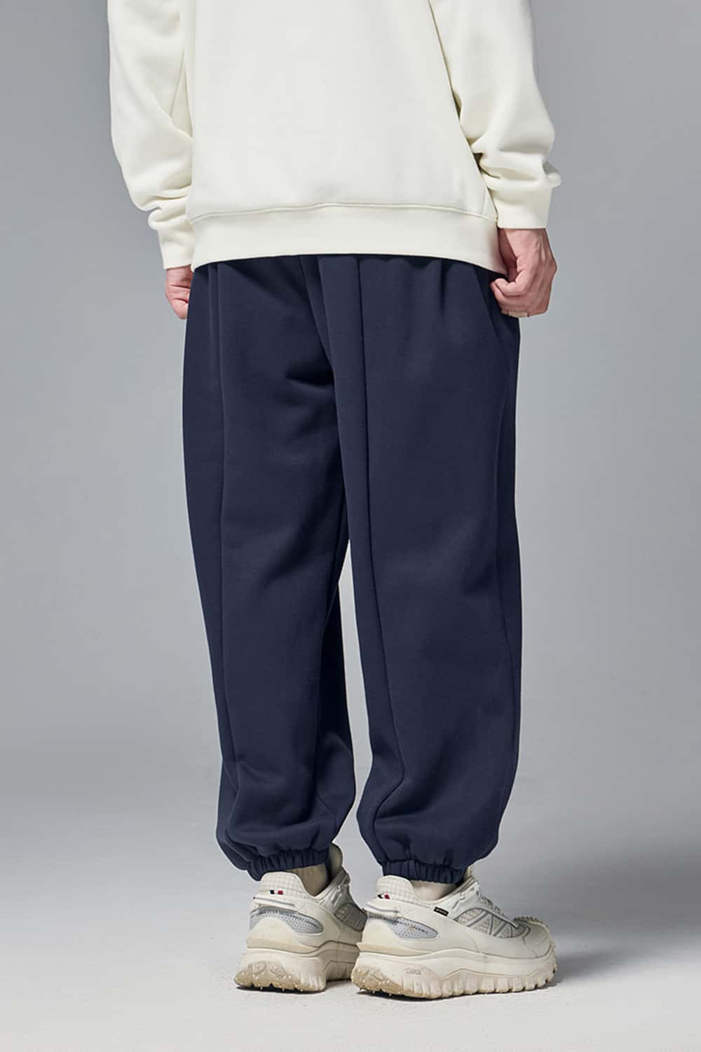 Premium Fleece Jogger Pants - Navy Blue