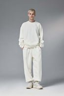 Premium Fleece Jogger Pants - Off White