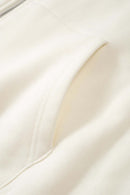 Polar Fleece Zip-Up Jacket - Off White