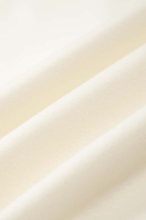 Polar Fleece Zip-Up Jacket - Off White
